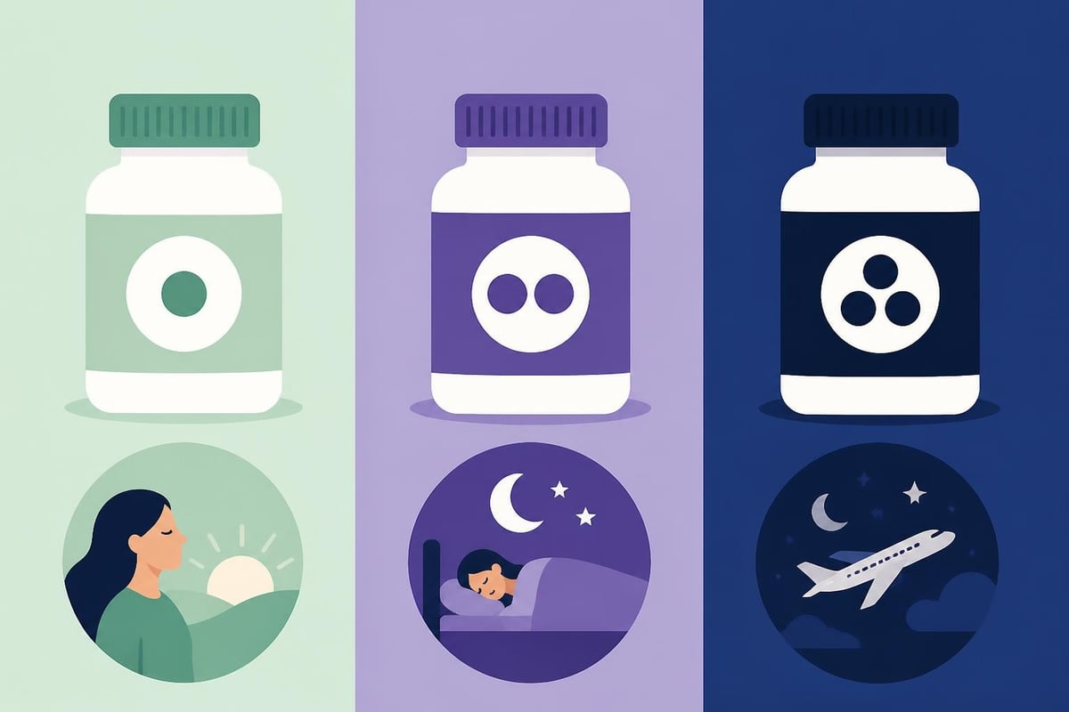 Melatonin dosage tiers