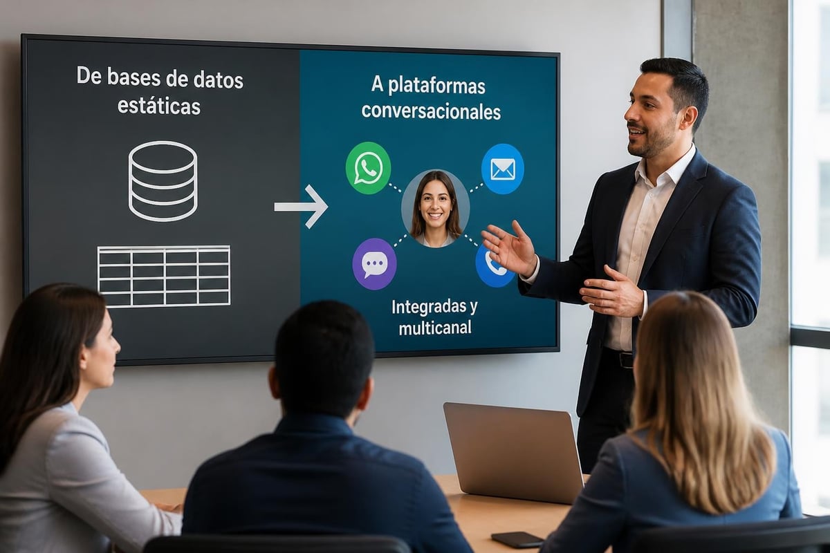 Evolución del CRM tradicional a plataformas conversacionales
