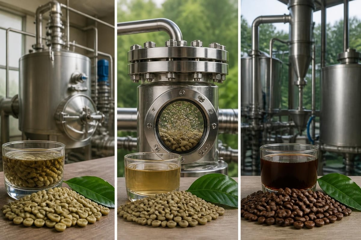 Procédés de décaféination naturels