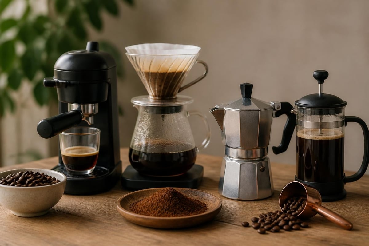 Préparation café décaféiné
