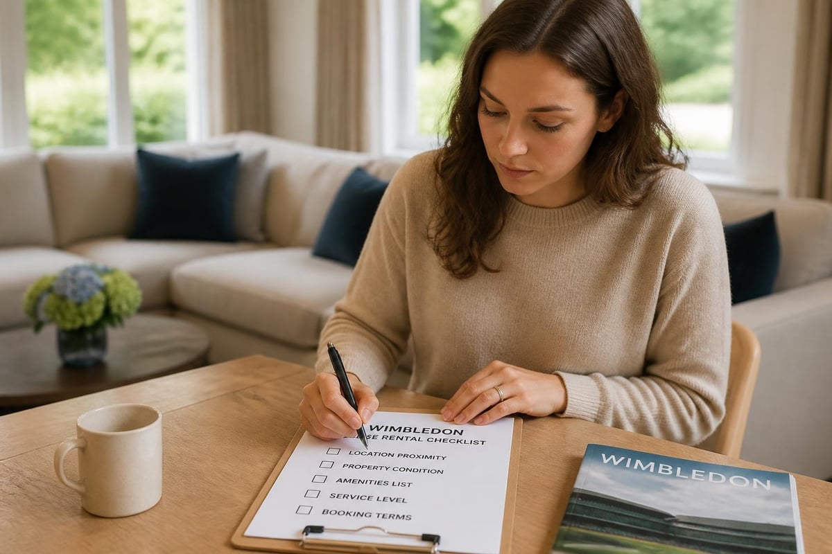 Wimbledon rental property checklist