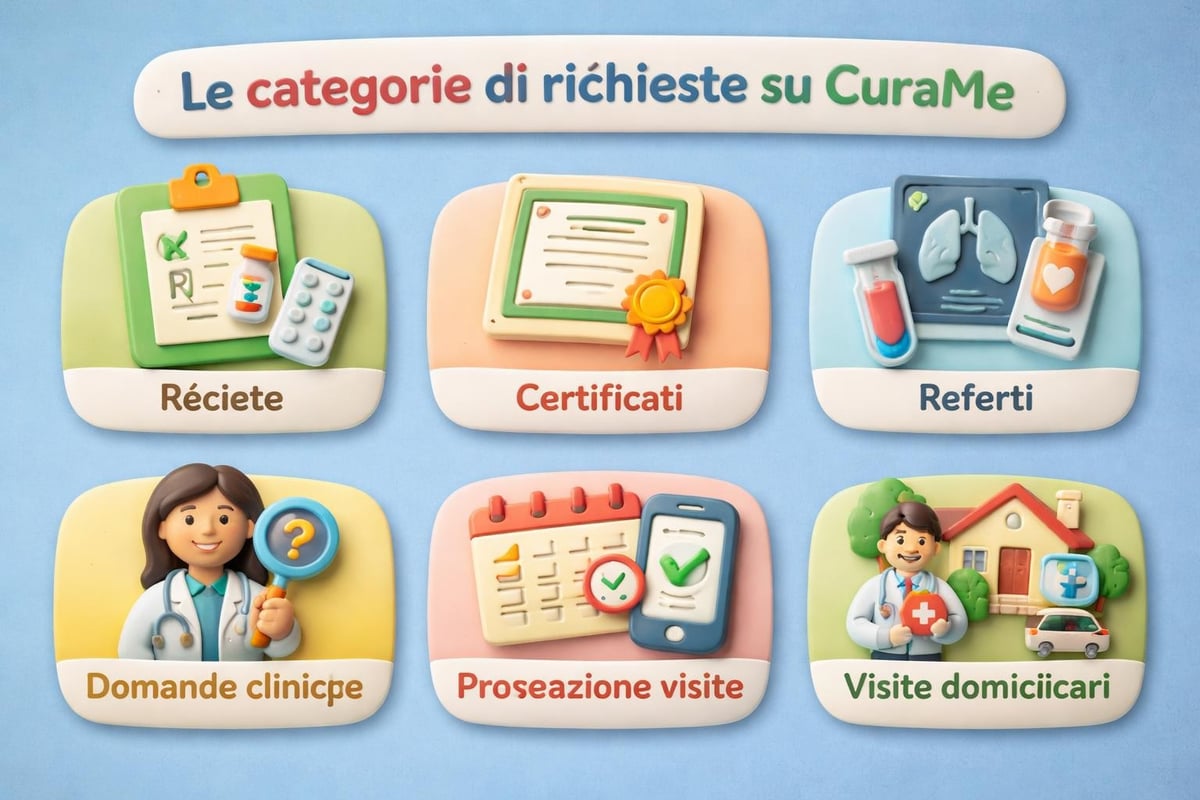 Tipologie richieste paziente