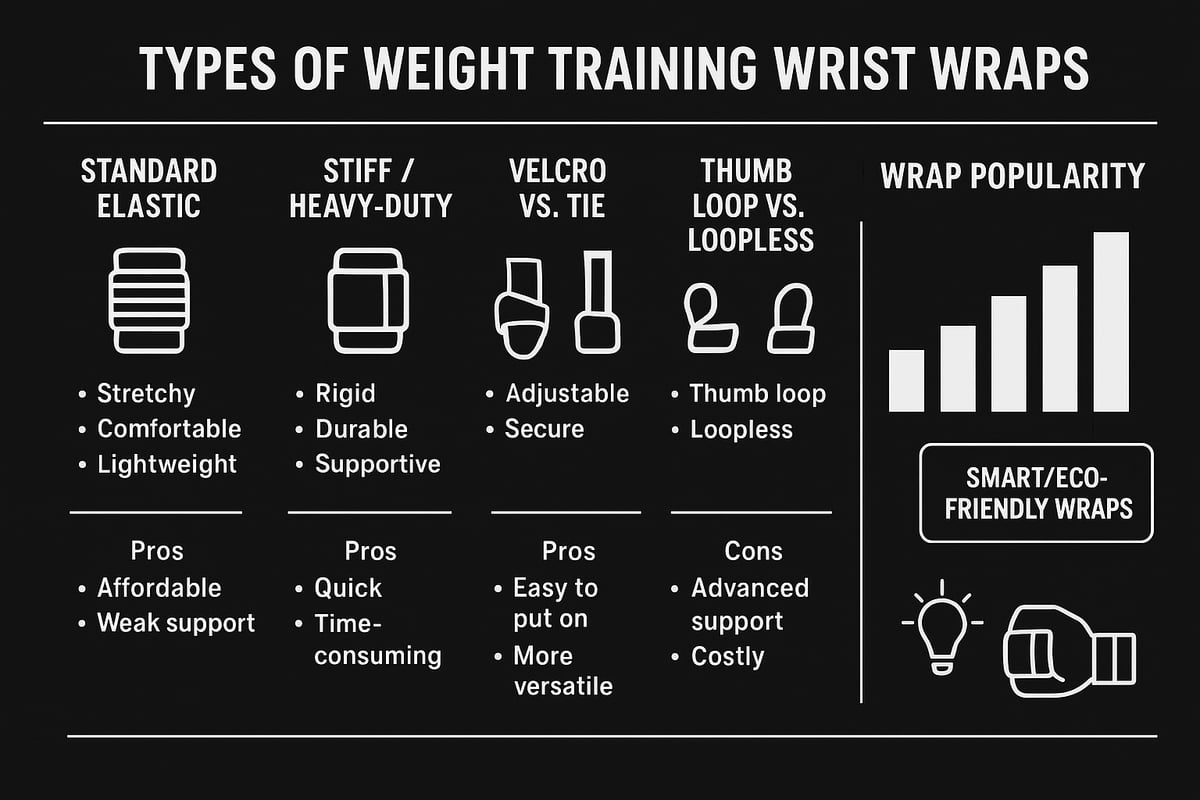 Types of Weight Training Wrist Wraps in 2026