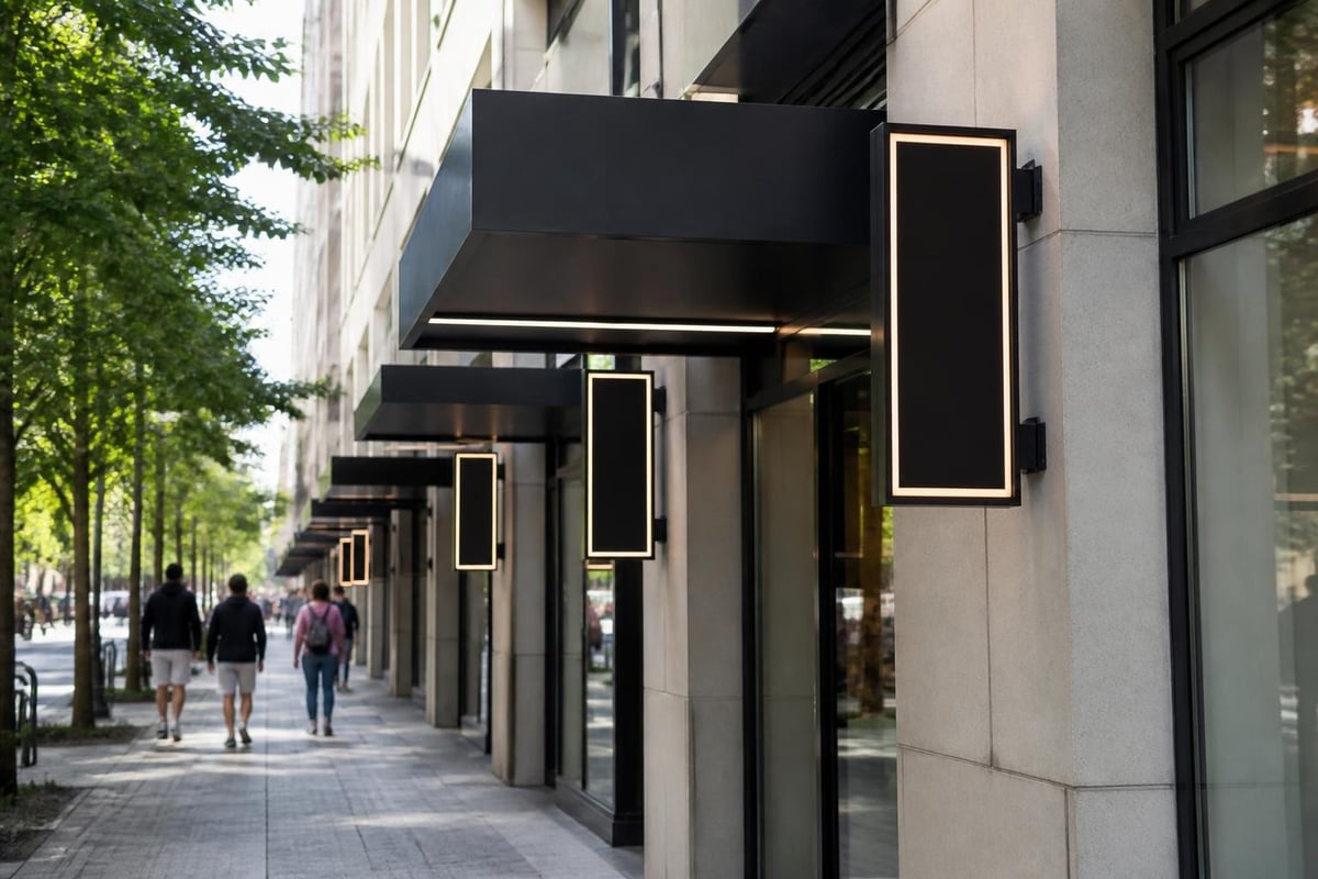 Commercial signage balance