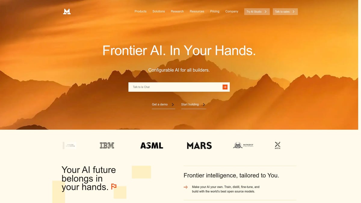 9 Game-Changing VC Backed Startups to Watch in 2025 - Mistral AI