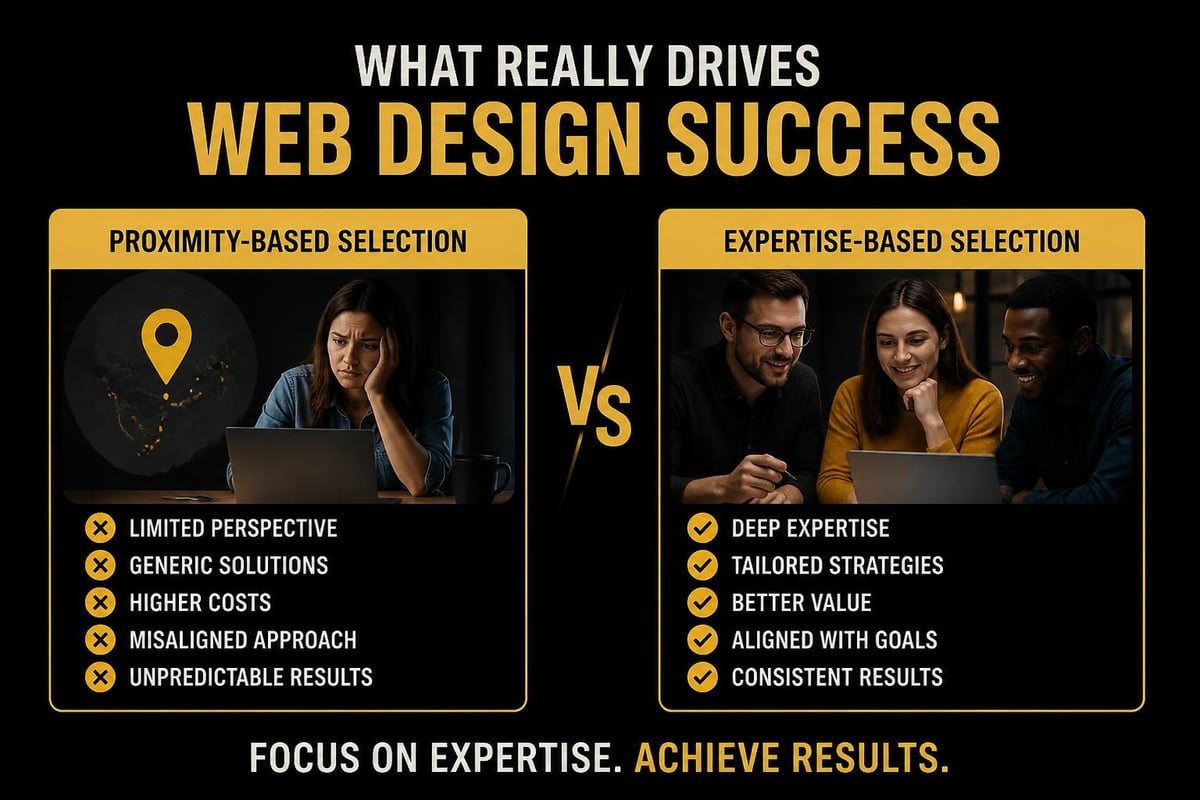 Evaluating web design options
