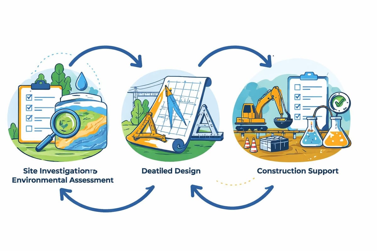 Infrastructure project phases