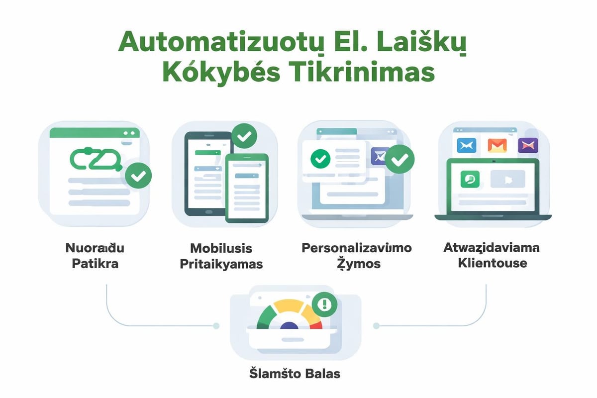 Email testing checklist