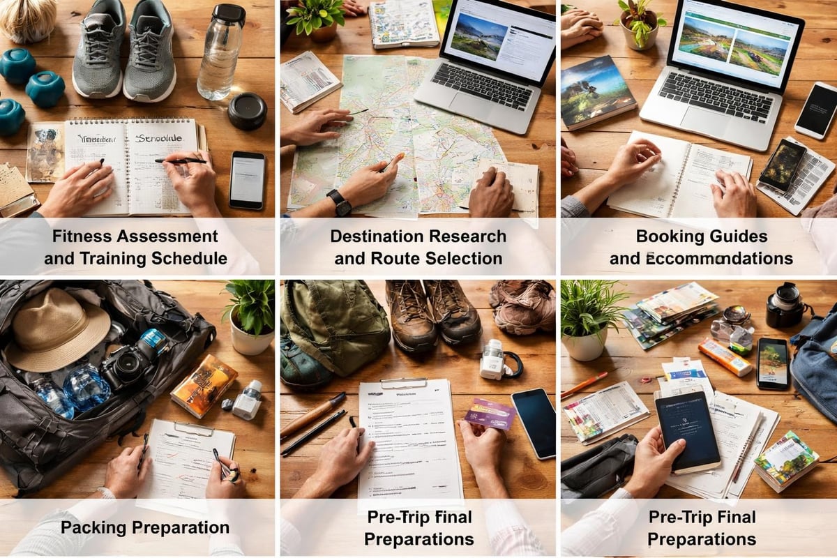 Walking vacation planning process