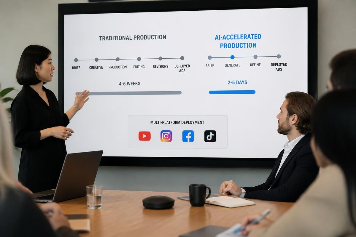 AI video production workflow