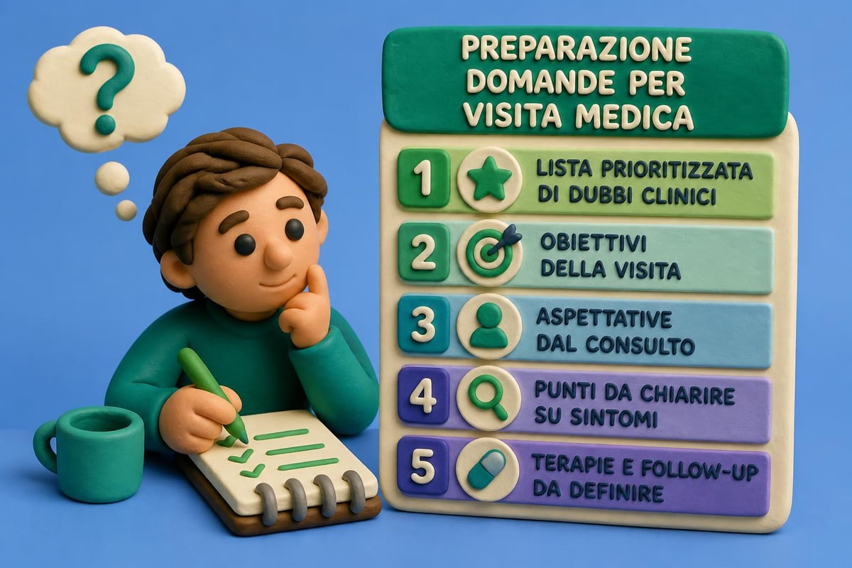 Domande preparate per visita medica