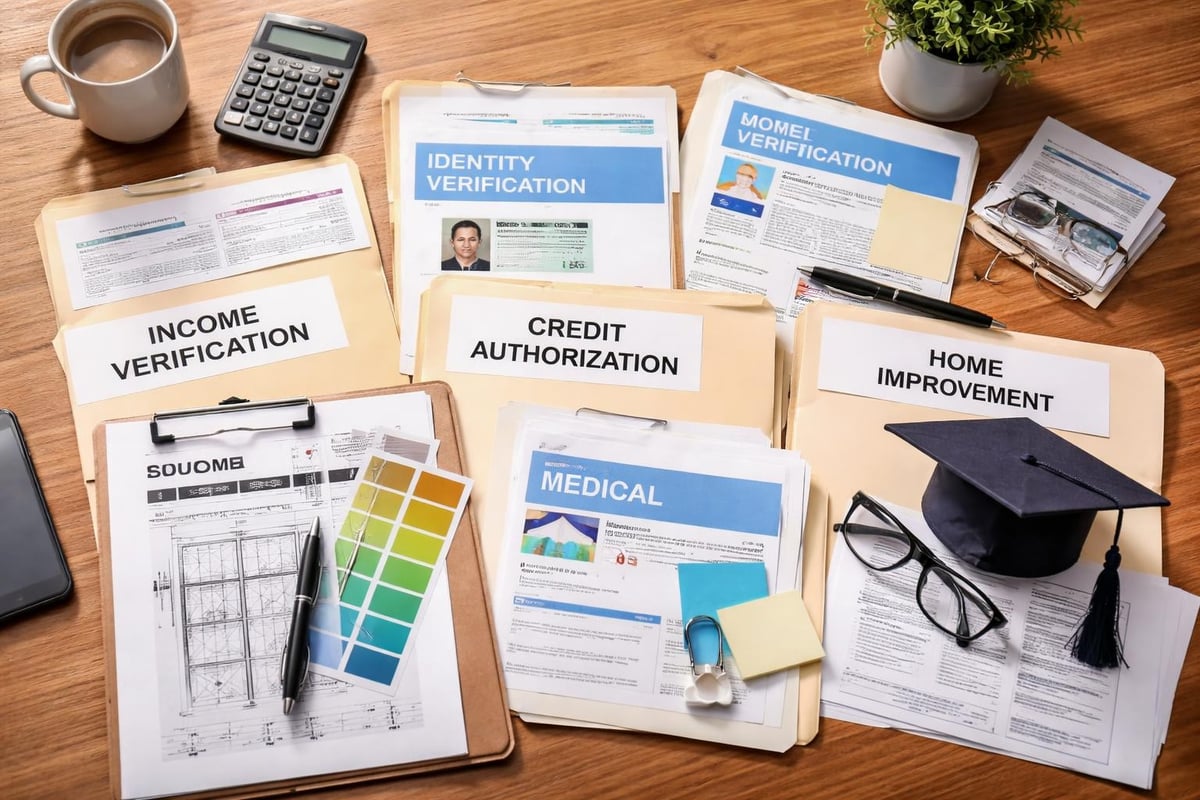 Loan application documentation