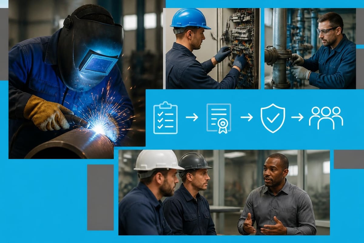 Skilled trades staffing process