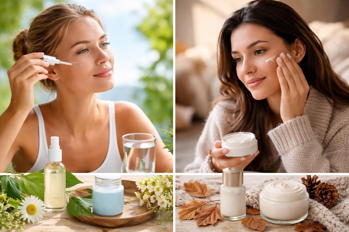 Seasonal skincare adjustments