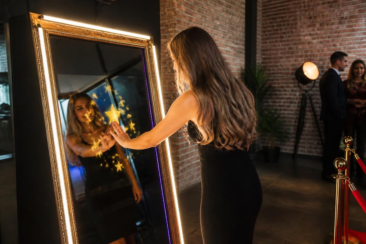 Future mirror photo booth technology