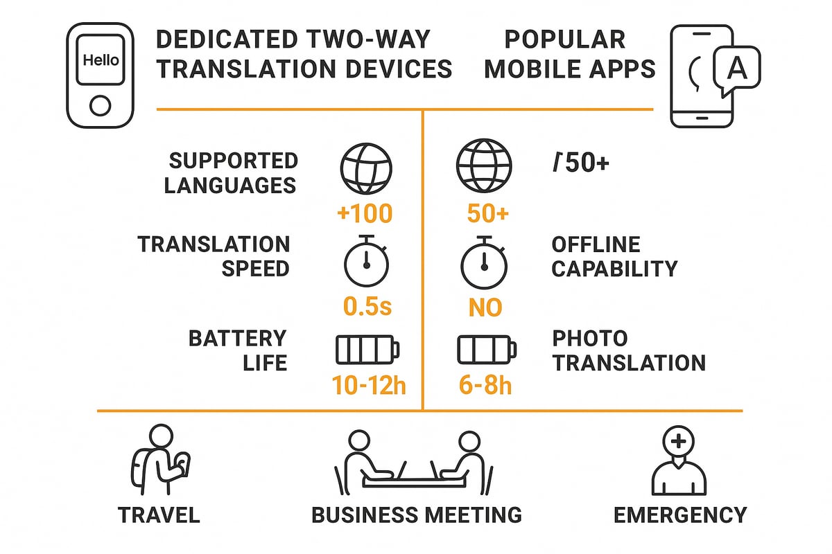 Comparing the Best Two Way Translation Devices and Apps for 2025
