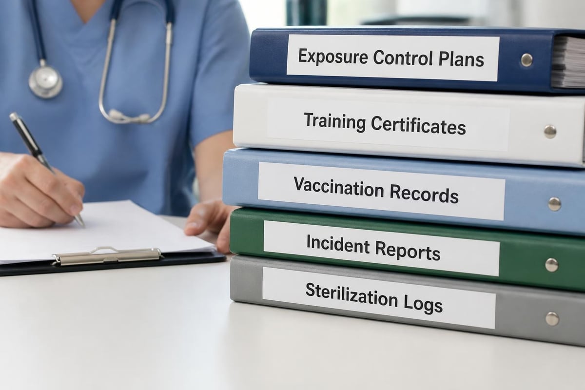 Tattoo shop compliance documentation