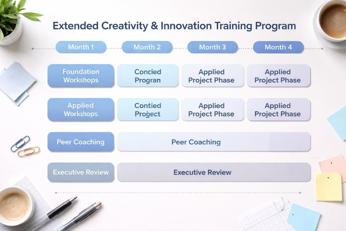 Cohort-based innovation training structure
