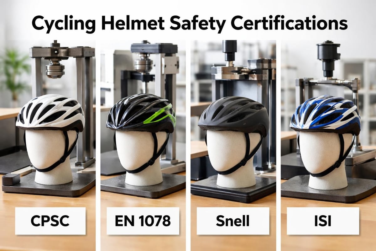 Helmet safety certification standards comparison