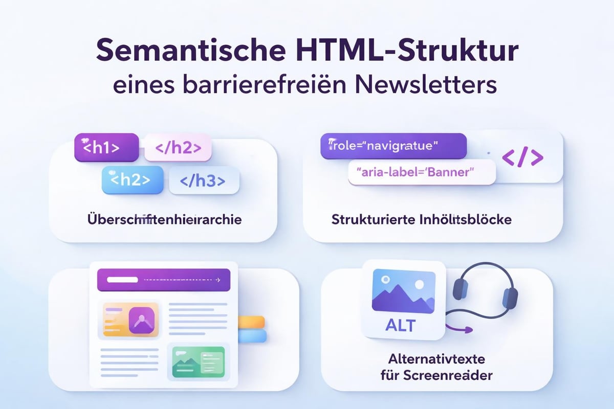 Newsletter-HTML-Struktur