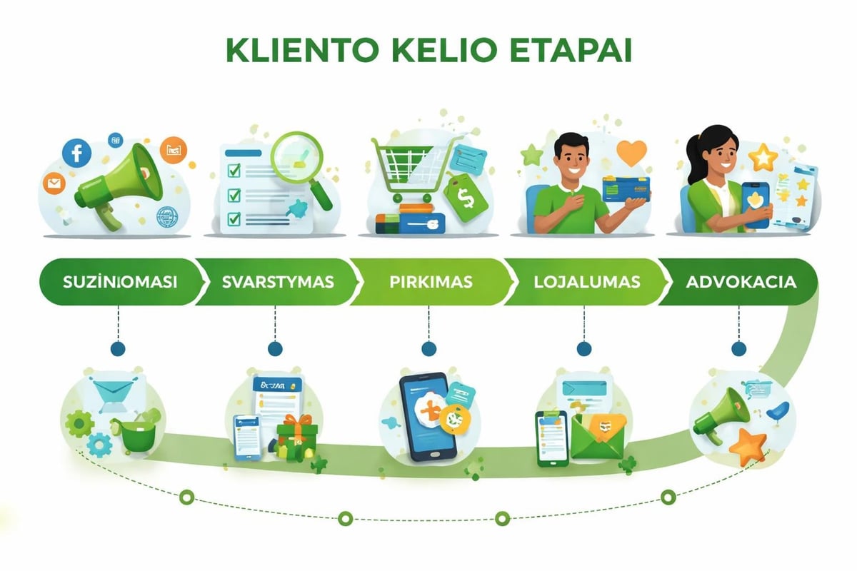 Klientų kelionės automatizavimas