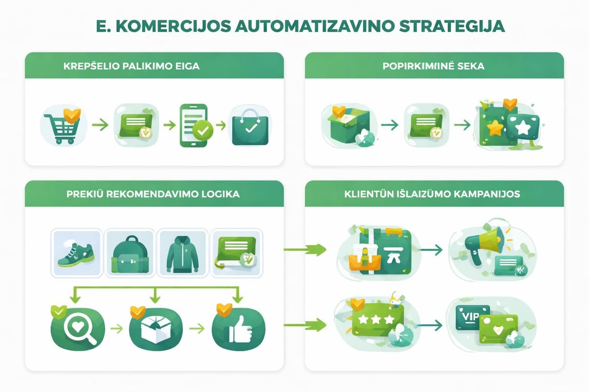 E-prekybos automatizavimo strategija