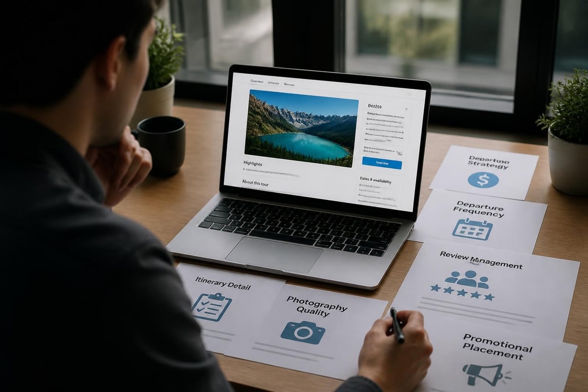 Tour listing optimization elements