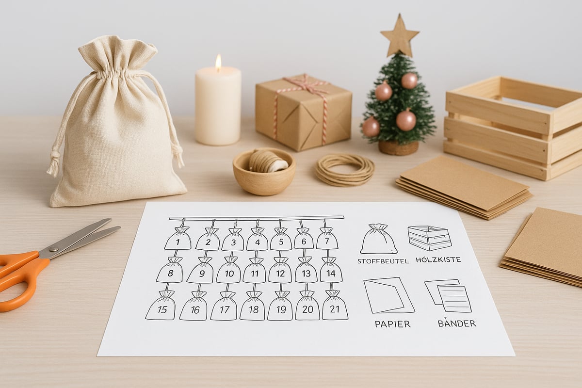 Adventskalender selber basteln: Kreative DIY-Ideen & Anleitungen