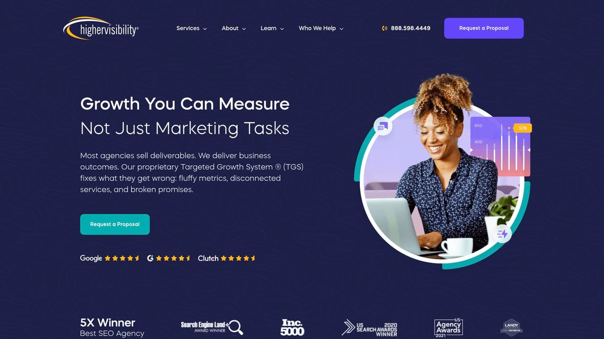 7 Best seo companies near me to Boost Your Rankings in 2026 - 2. HigherVisibility