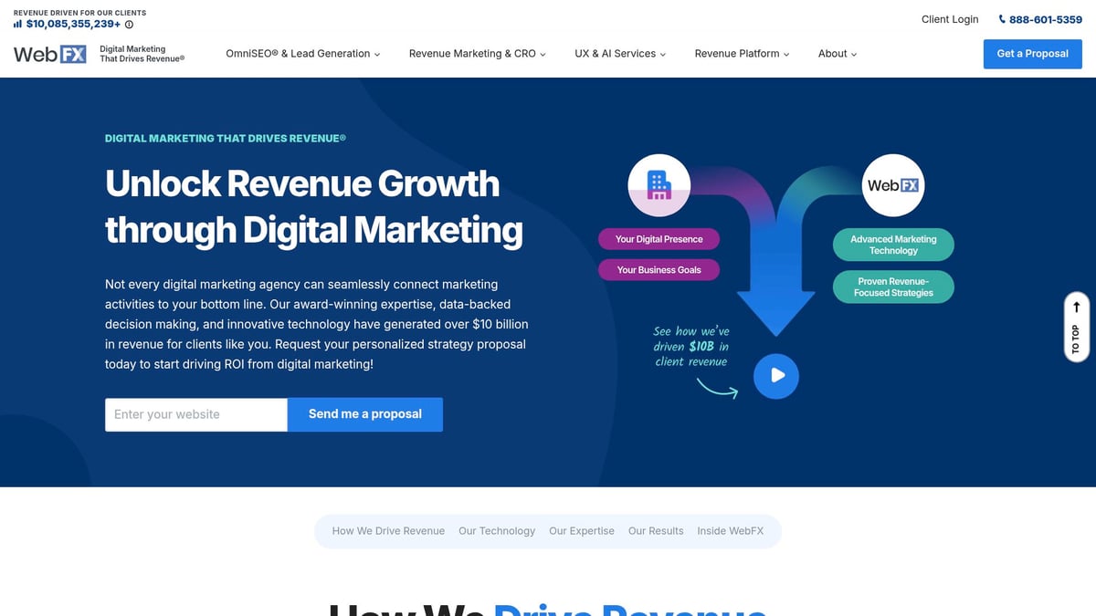 7 Best seo companies near me to Boost Your Rankings in 2026 - 3. WebFX