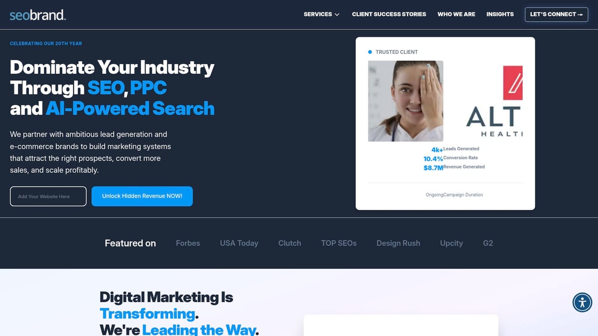 7 Best seo companies near me to Boost Your Rankings in 2026 - 4. SEO Brand