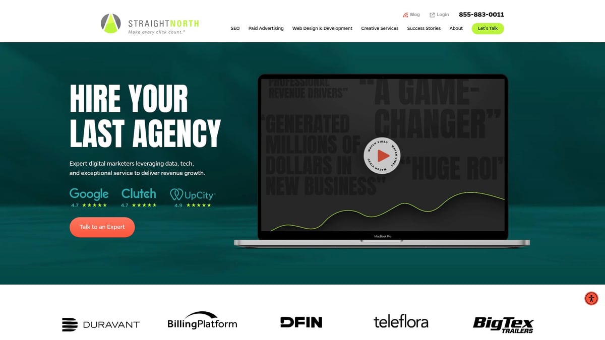 7 Best seo companies near me to Boost Your Rankings in 2026 - 6. Straight North