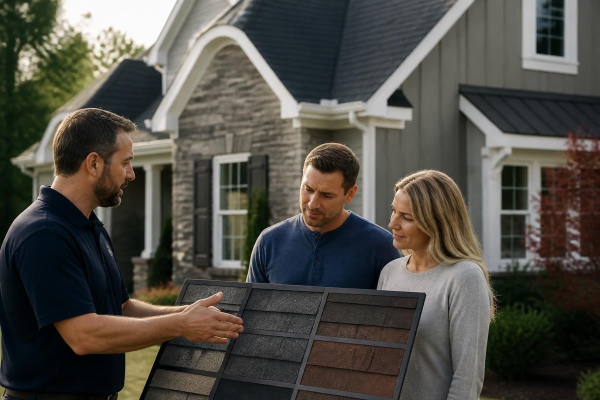 Shingle color selection process
