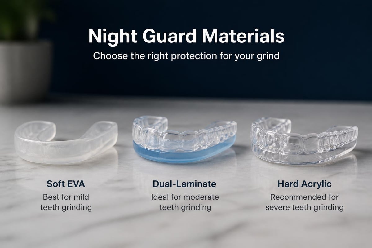 Night guard material comparison