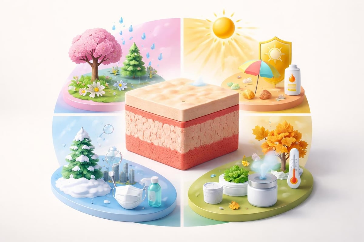 季節と環境による肌への影響