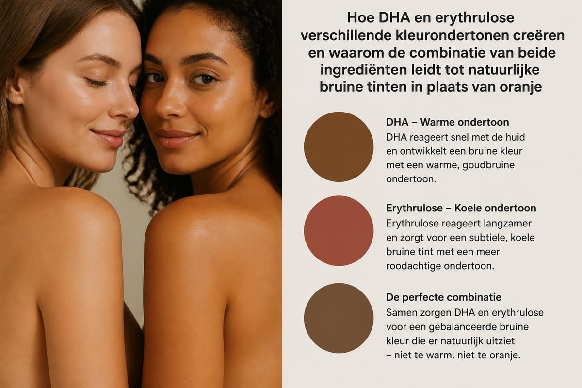 DHA en erythrulose chemische reactie