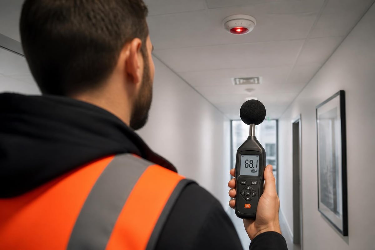Sound pressure and audibility testing