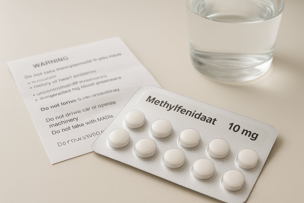 Bijwerkingen en Risico’s van Methylfenidaat 10 mg