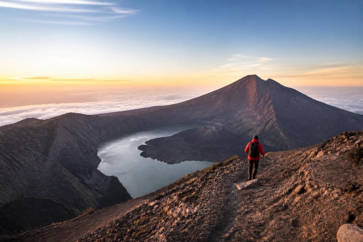 Composition techniques for hiking photos