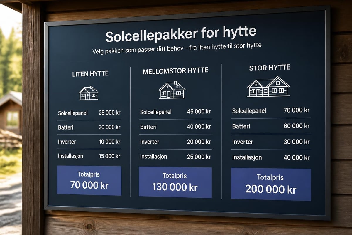 Cost breakdown comparison