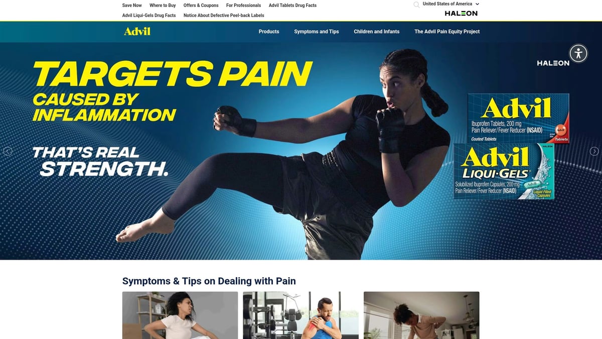 Top 9 Essential The Best Pain Killers for Fast Relief 2026 - Advil (Ibuprofen)