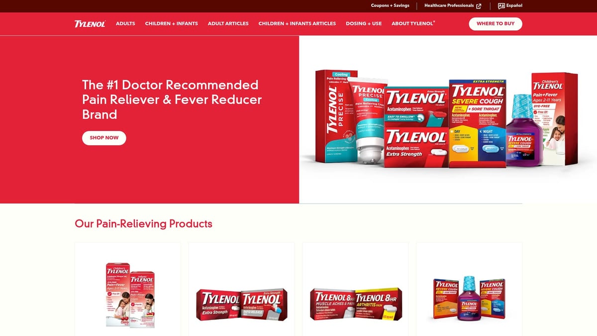 Top 9 Essential The Best Pain Killers for Fast Relief 2026 - Tylenol (Acetaminophen)