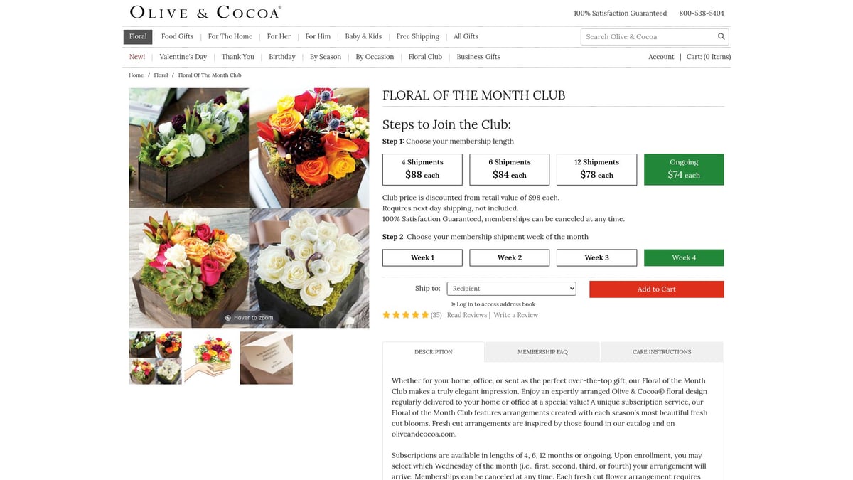 8 Thoughtful Care Gift Packages for Every Occasion 2026 - Olive & Cocoa Floral of the Month Club