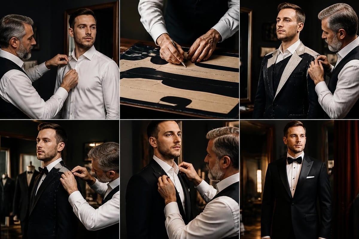Tuxedo fitting process