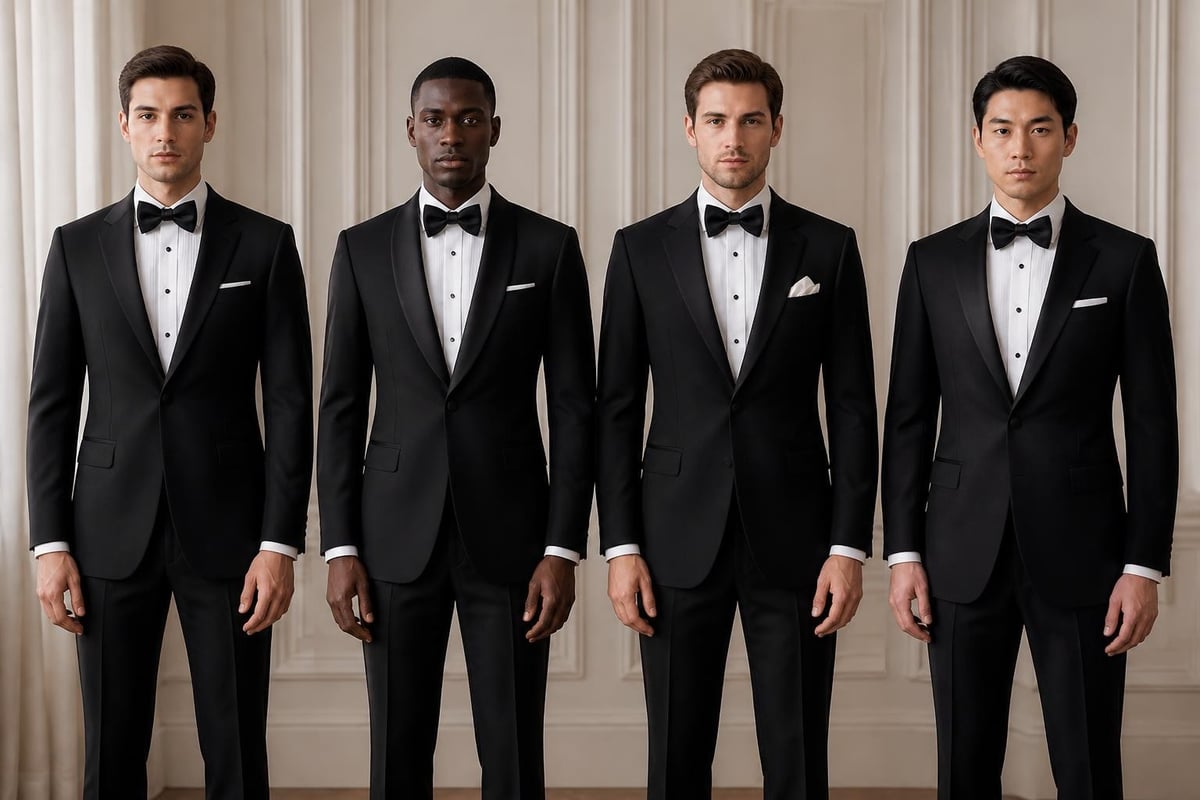Tuxedo style variations