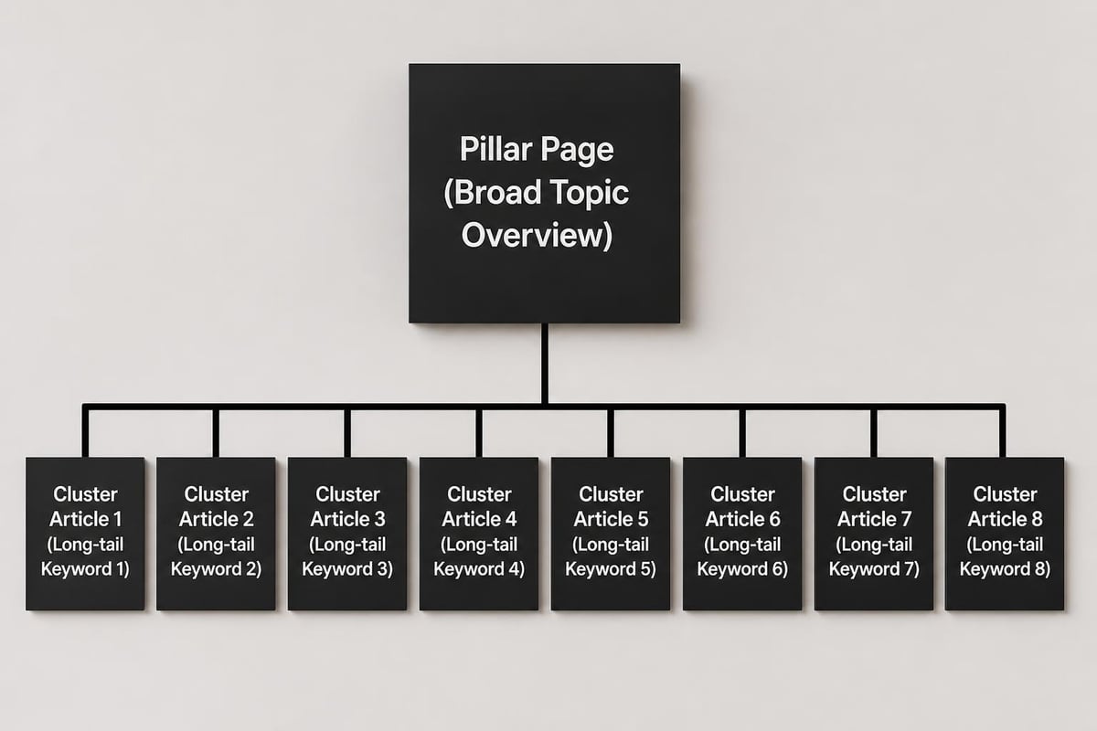 Content cluster structure