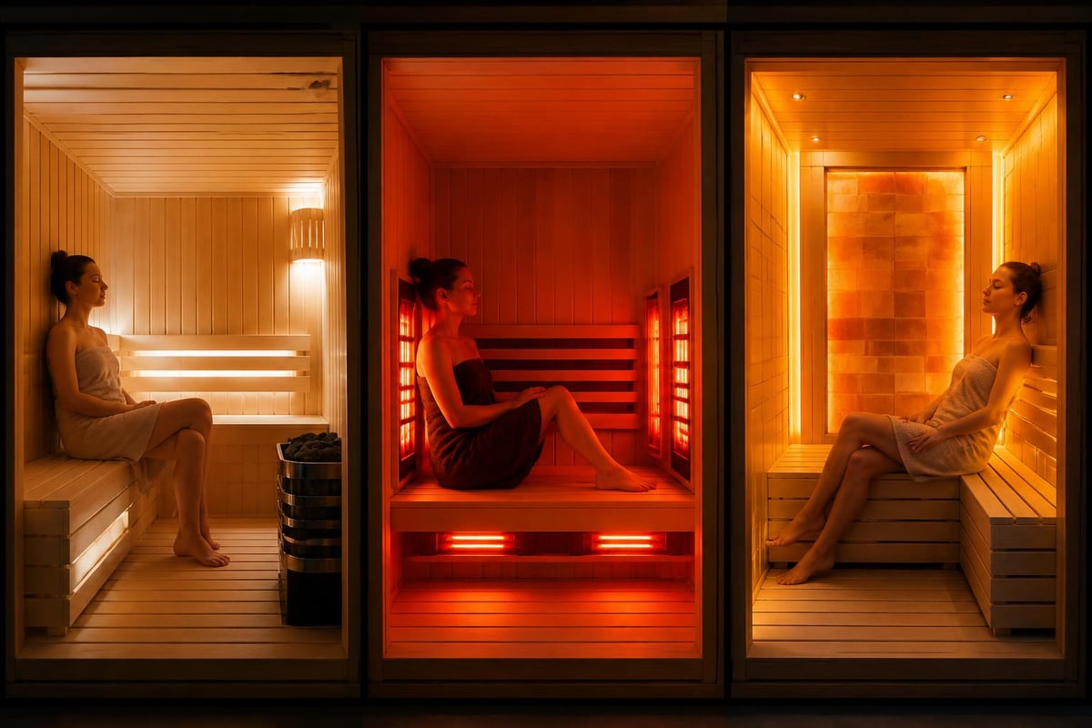 Sauna pod technology comparison