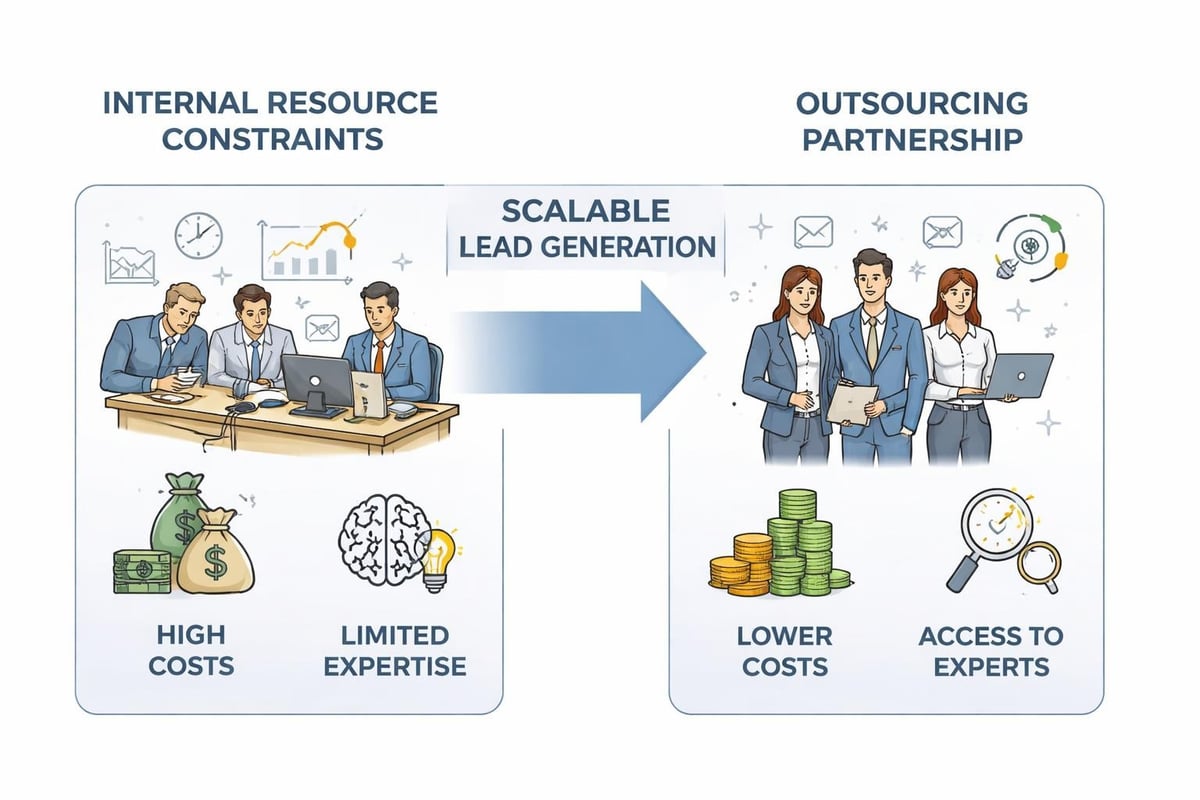 Benefits of outsourced lead generation