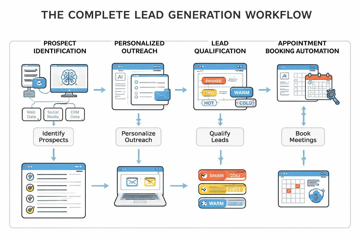 AI-powered lead generation workflow