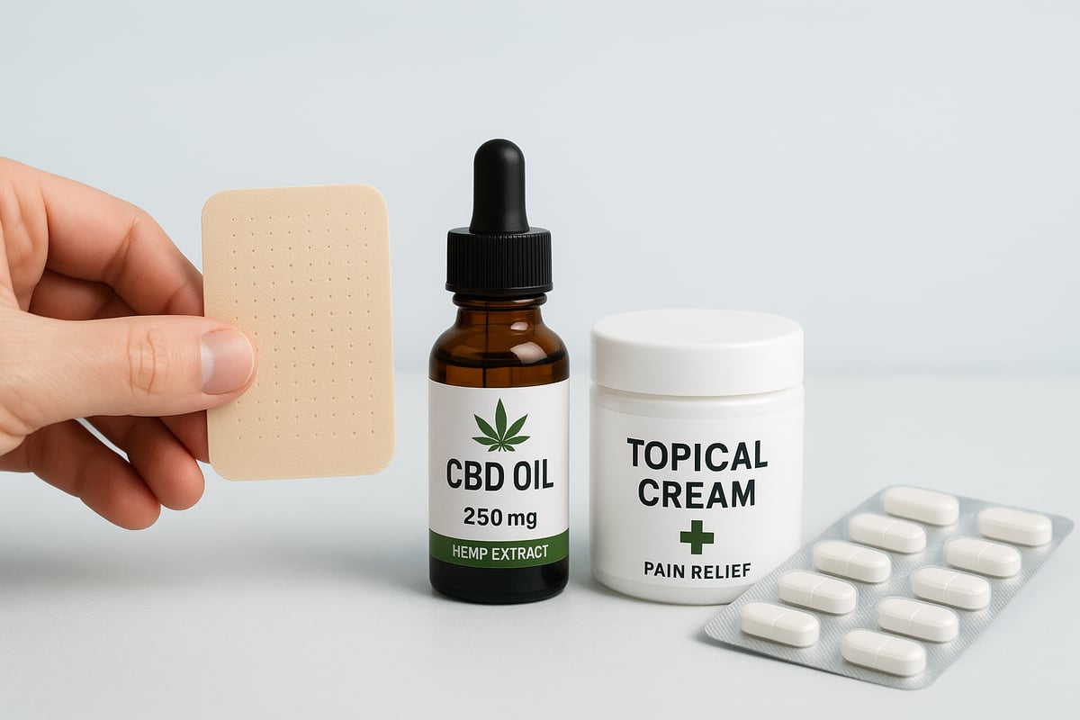 Comparing CBD Pain Relief Patches to Other Methods